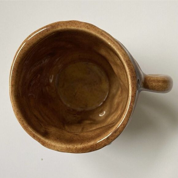 Vintage Lion Mug Cup Ceramic Coffee Tea Brown - Picture 7 of 9